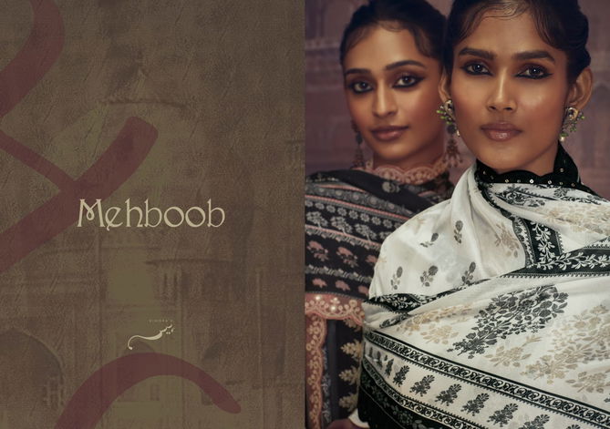 Meheboob By Kimora Heer Muslin Print Embroidery Designer Salwar Suits Wholesale Price In Surat
